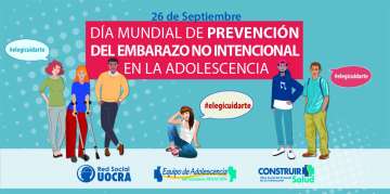 Foto noticia OSPeCon - 26 de septiembre: Día Mundial del Embarazo No Intencional en la Adolescencia.