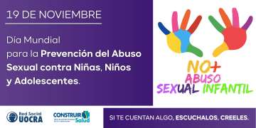 Foto noticia OSPeCon - Día Mundial para la Prevención del Abuso Sexual contra Niñas, Niños y Adolescentes