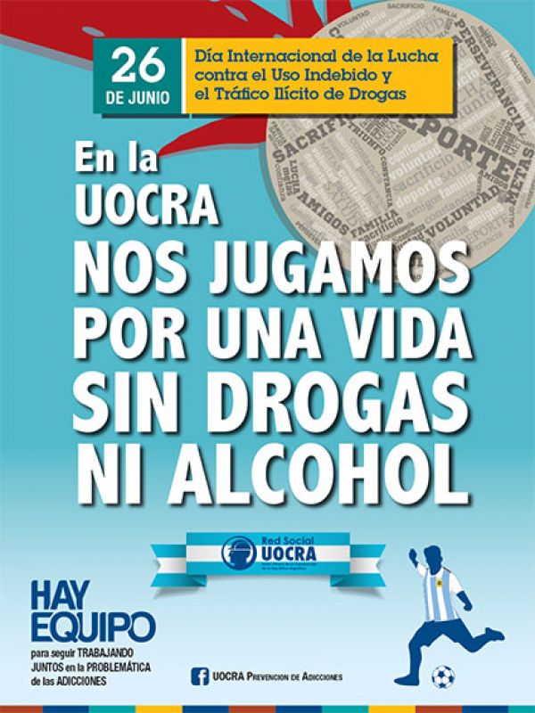 Foto noticia OSPeCon - 26 de junio Día Internacional de Lucha contra el Uso indebido y el Tráfico Ilícito de Drogas