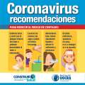 Foto noticia OSPeCon - Coronavirus recomendaciones