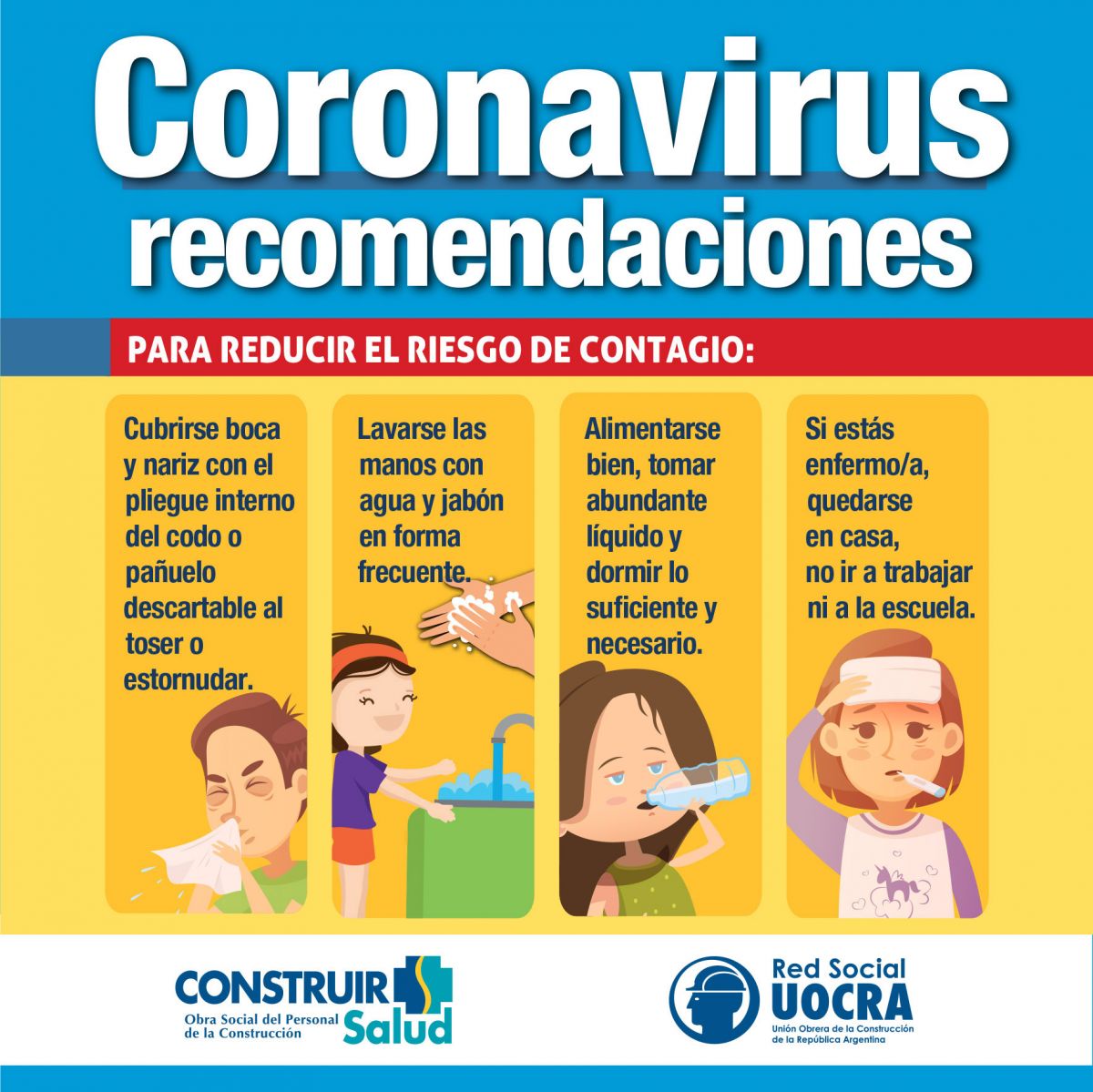 Foto noticia OSPeCon - Coronavirus recomendaciones