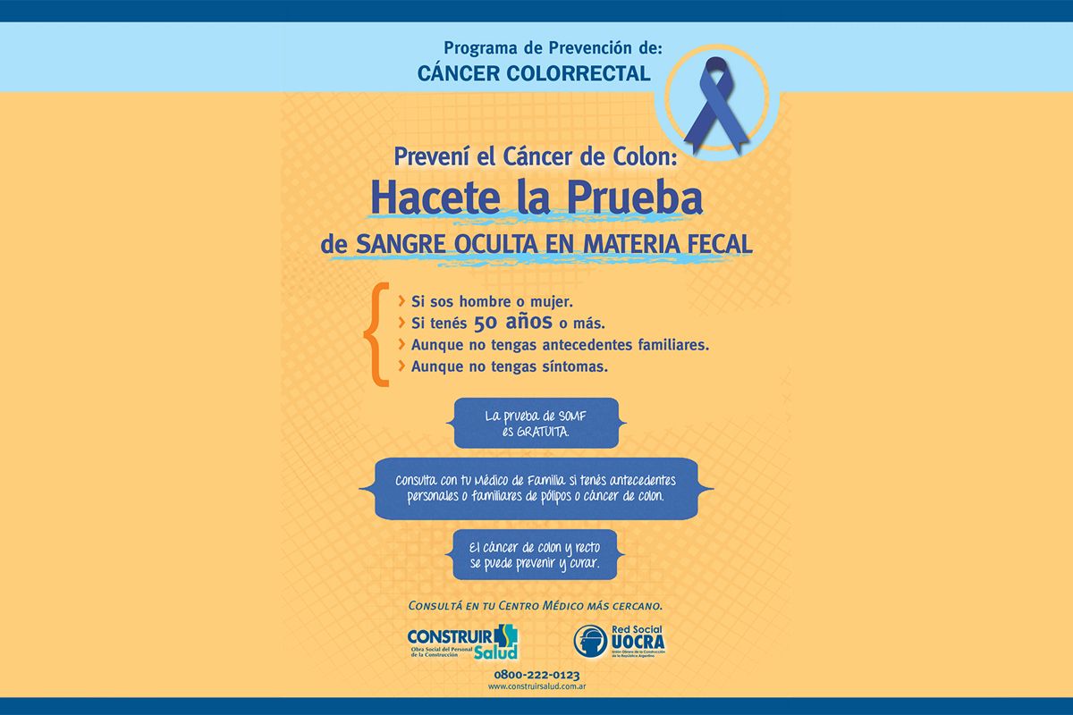 Día Mundial contra el cáncer de colon y recto