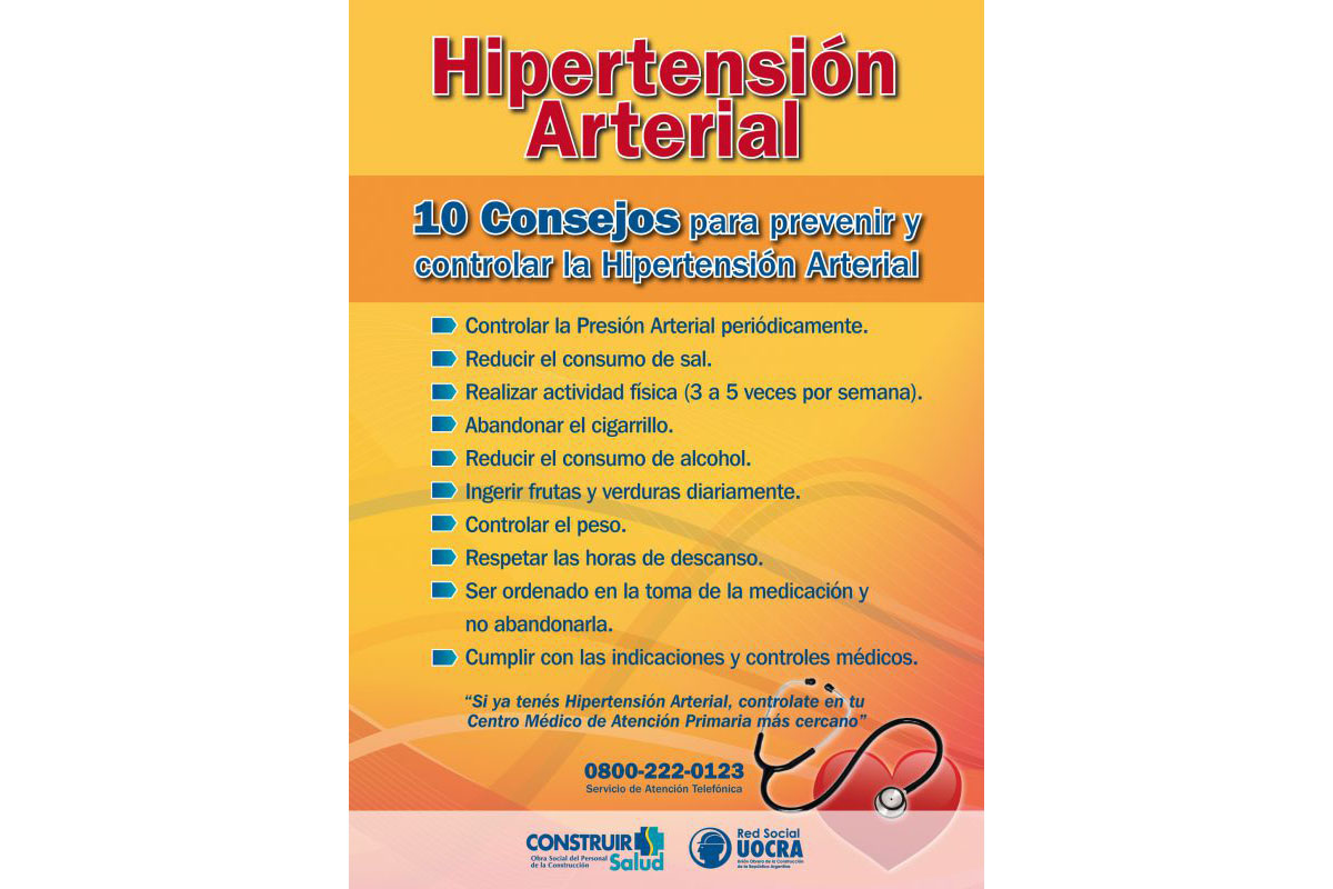 Foto noticia OSPeCon - Hipertensión Arterial