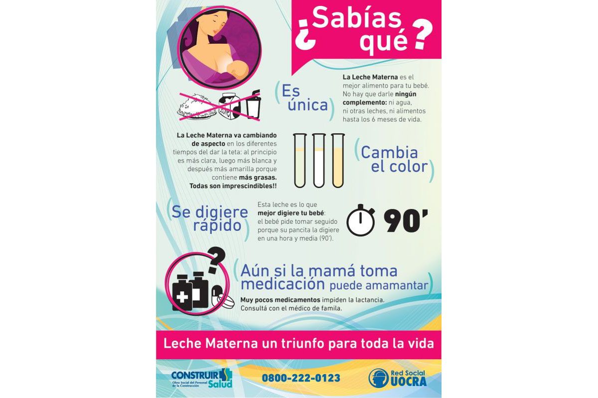 Foto noticia OSPeCon - Semana mundial de la lactancia materna - 1 al 7 de agosto